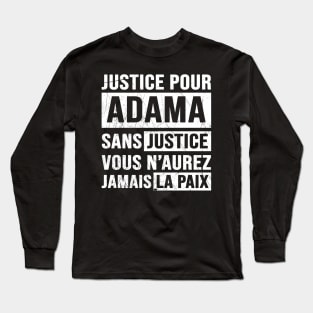 Justice Pour ADAMA Long Sleeve T-Shirt